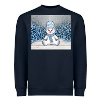 Navy winter snowman Heavyweight Sweatshirt - AdoDesignShop