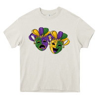 Mardi Gras Mask Heavy Core Tee | Teevron