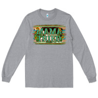 Heather Grey Cowhide Serappe Sunflower Mama Tried Long Sleeve Tee - Jasminsmagicworld