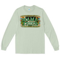 Matcha Cowhide Serappe Sunflower Mama Tried Long Sleeve Tee - Jasminsmagicworld