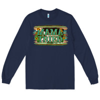 Navy Cowhide Serappe Sunflower Mama Tried Long Sleeve Tee - Jasminsmagicworld