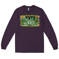 Plum Cowhide Serappe Sunflower Mama Tried Long Sleeve Tee - Jasminsmagicworld