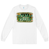 White Cowhide Serappe Sunflower Mama Tried Long Sleeve Tee - Jasminsmagicworld