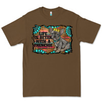 Cacao life is better with a frenchie Premium Tee - RanaPortraitStore