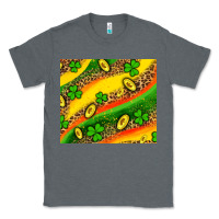 Charcoal Heather st patricks coin and shamrock Classic Tee - AdoDesignShop