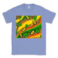 Colony Blue st patricks coin and shamrock Classic Tee - AdoDesignShop