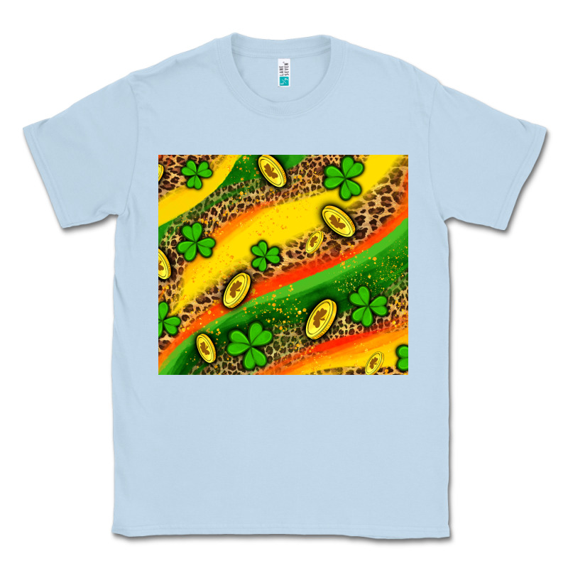 St Patricks Coin And Shamrock Classic Tee by AdoDesignShop | Teevron
