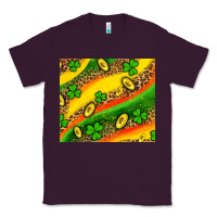 Plum st patricks coin and shamrock Classic Tee - AdoDesignShop