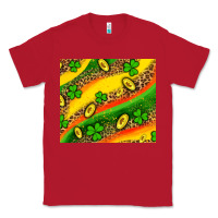 Red st patricks coin and shamrock Classic Tee - AdoDesignShop