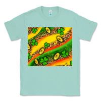 Seafoam st patricks coin and shamrock Classic Tee - AdoDesignShop