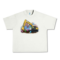 Pistachio easter excavator gnome egg leopard Urban Heavy Tee - Artiststas