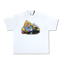 White easter excavator gnome egg leopard Urban Heavy Tee - Artiststas