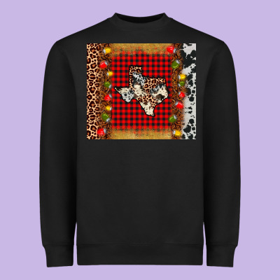 Texas Christmas Tumbler Heavyweight Sweatshirt Designed By Adodesignshop