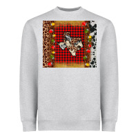 Heather Grey texas christmas tumbler Heavyweight Sweatshirt - AdoDesignShop