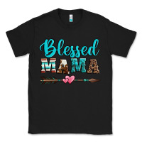 Black blessed mama serape cowhide turquoise Classic Tee - Jasminsmagicworld