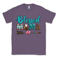 Lavender blessed mama serape cowhide turquoise Classic Tee - Jasminsmagicworld