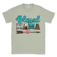 Matcha blessed mama serape cowhide turquoise Classic Tee - Jasminsmagicworld