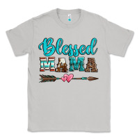 Moon Dust blessed mama serape cowhide turquoise Classic Tee - Jasminsmagicworld