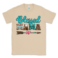 Mushroom blessed mama serape cowhide turquoise Classic Tee - Jasminsmagicworld