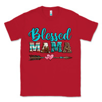 Red blessed mama serape cowhide turquoise Classic Tee - Jasminsmagicworld