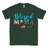 Sports Green blessed mama serape cowhide turquoise Classic Tee - Jasminsmagicworld