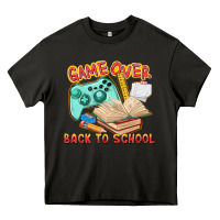 Asphalt game over back to school Heavy Core Tee - texasbilliewilder