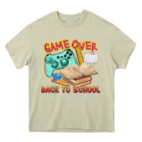 Mossy game over back to school Heavy Core Tee - texasbilliewilder