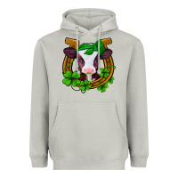 Moon Dust lucky horseshoe 4 leaf clover baby calf Heavyweight Hoodie - Jasminsmagicworld