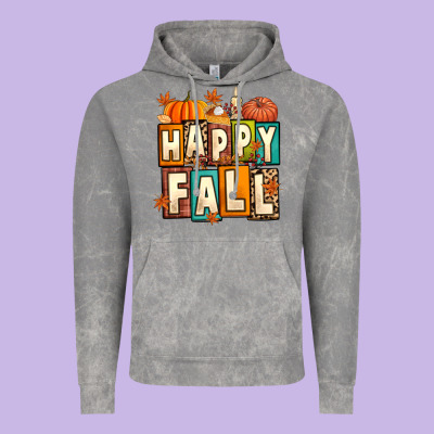 Happy Fall Vintage Hoodie Designed By Artiststas