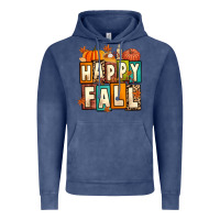 Vintage Denim happy fall Vintage Hoodie - Artiststas