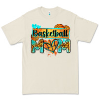 Bone basketball mom with leopard Premium Tee - Zillion Design Studio