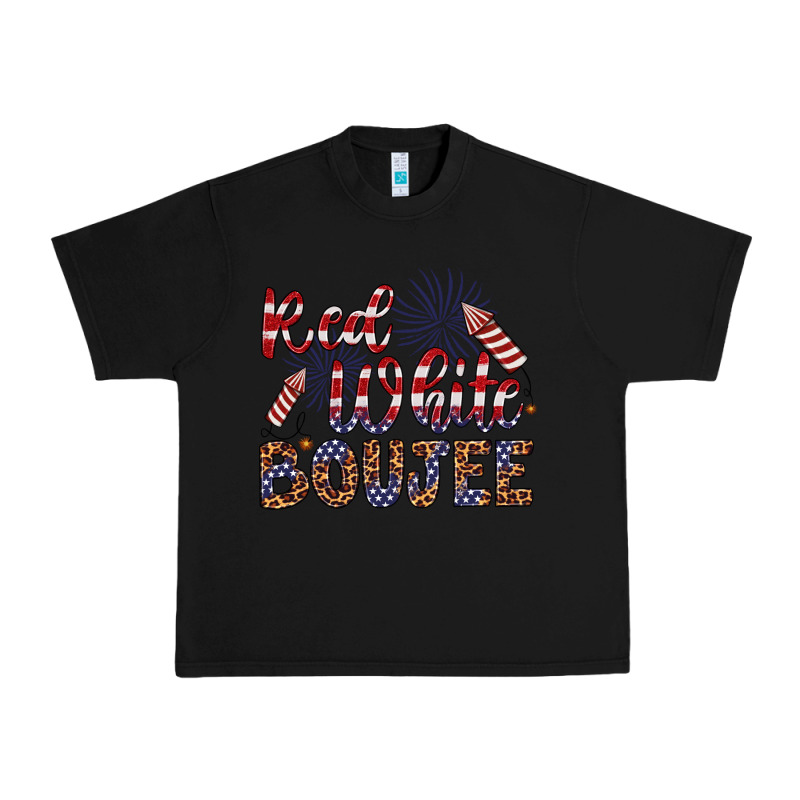 Red White Boujee Urban Heavy Tee by Artiststas | Teevron