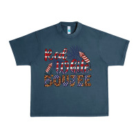 Midnight Navy red white boujee Urban Heavy Tee - Artiststas