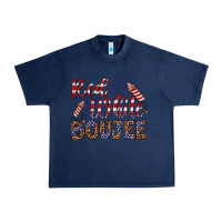 Navy red white boujee Urban Heavy Tee - Artiststas