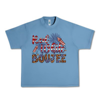 Pebble Blue red white boujee Urban Heavy Tee - Artiststas