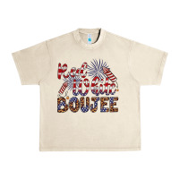 Sandshell red white boujee Urban Heavy Tee - Artiststas