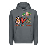 Rock Peace love summer Premium Hoodie - NancyCooperArtShop