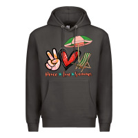 Smoke Peace love summer Premium Hoodie - NancyCooperArtShop