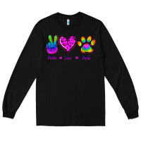 Black Peace Love Pride Long Sleeve Tee - Jasminsmagicworld