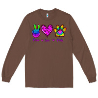 Chestnut Peace Love Pride Long Sleeve Tee - Jasminsmagicworld