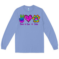 Colony Blue Peace Love Pride Long Sleeve Tee - Jasminsmagicworld