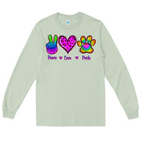 Matcha Peace Love Pride Long Sleeve Tee - Jasminsmagicworld