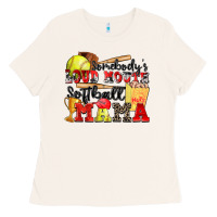 Somebody's Loud Mouth Softball Mama Ladies Tee | Teevron