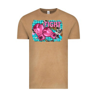 Vintage Camel fight with boxing gloves and cancer ribbon Vintage Tee - AdoDesignShop