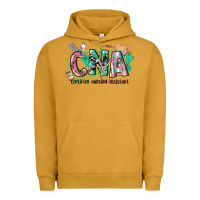 Pigment Peanut Butter certified nursing assistant Urban Hoodie - CowGirlArtShop