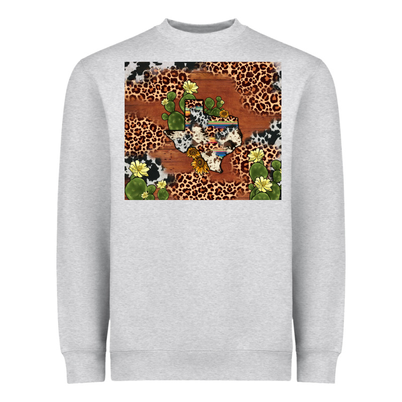 Texas Cactus Heavyweight Sweatshirt by AdoDesignShop | Teevron