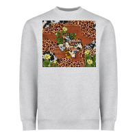 Heather Grey texas cactus Heavyweight Sweatshirt - AdoDesignShop