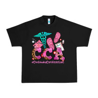 Black cca  continuing care assistant with crocs Urban Heavy Tee - AdoDesignShop