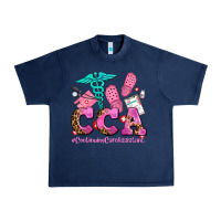 Navy cca  continuing care assistant with crocs Urban Heavy Tee - AdoDesignShop