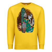 Lemon Western Cowhide Cactus Premium Sweatshirt - Bettercallsaul